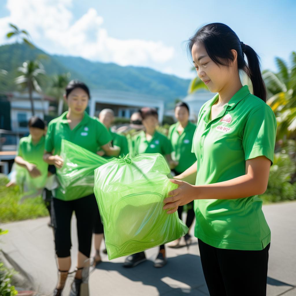 海南降解物业垃圾袋助力垃圾减量，全省配送上门