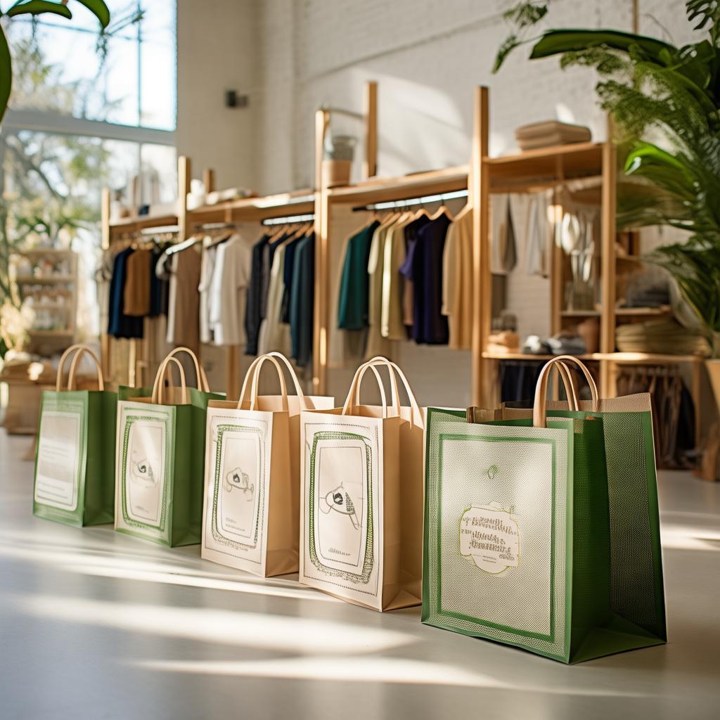服装店生物降解购物袋厂家：环保定制，助力绿色未来