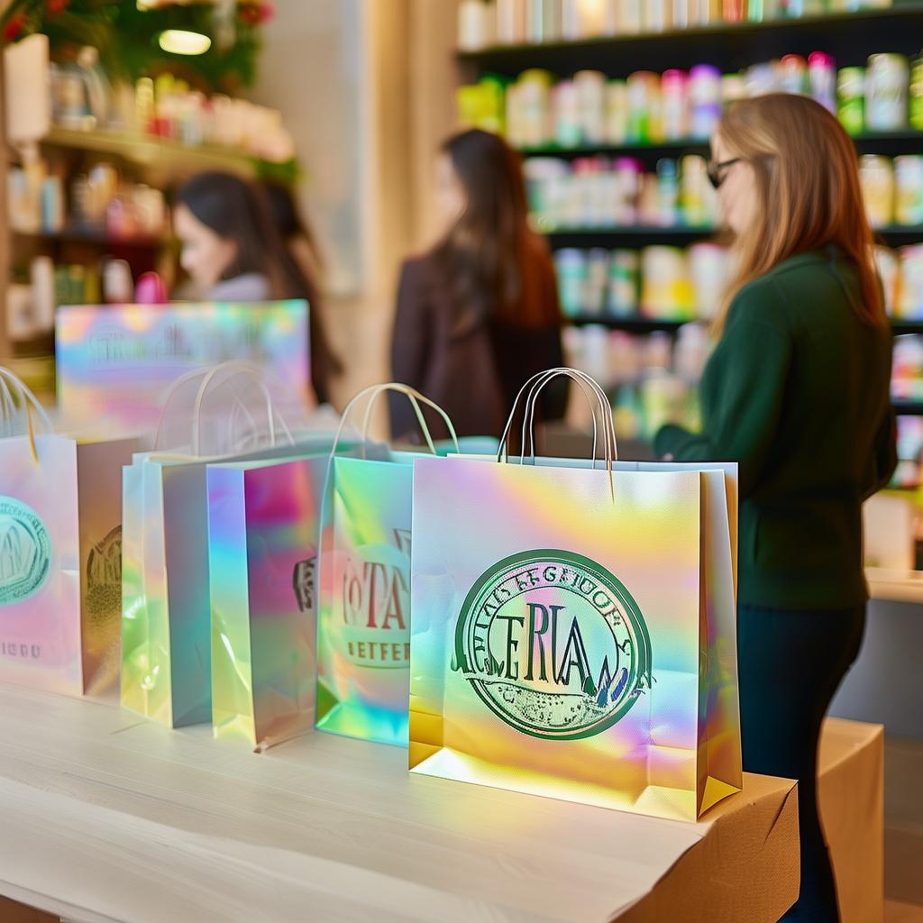 化妆品店生物降解购物袋定制：环保与品牌的双赢选择