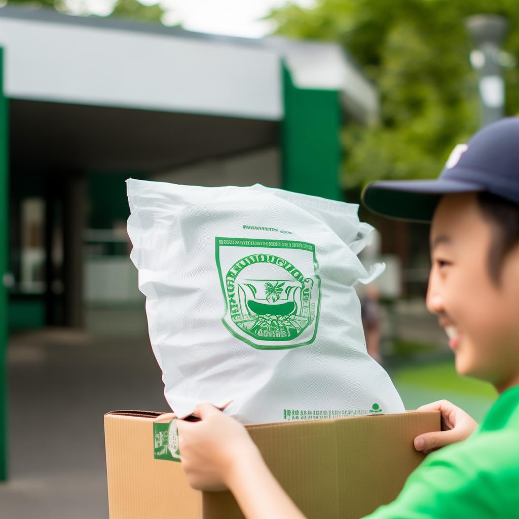 临高学校专用生物降解垃圾袋一件送货服务