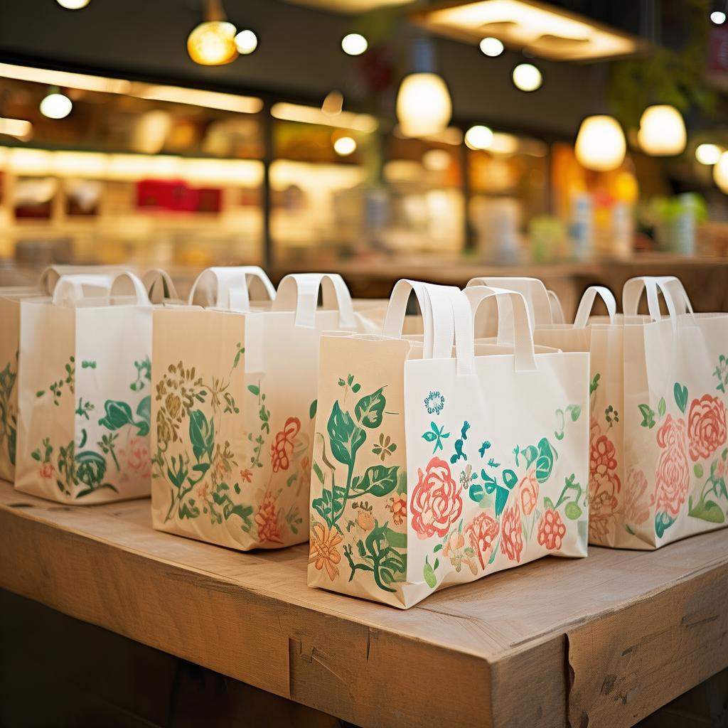 东方烘焙店生物降解购物袋批发价：环保与经济的完美结合