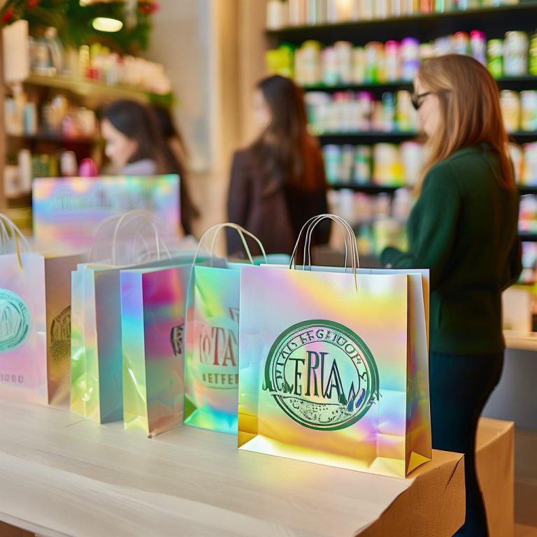 化妆品店生物降解购物袋定制：环保与品牌的双赢选择