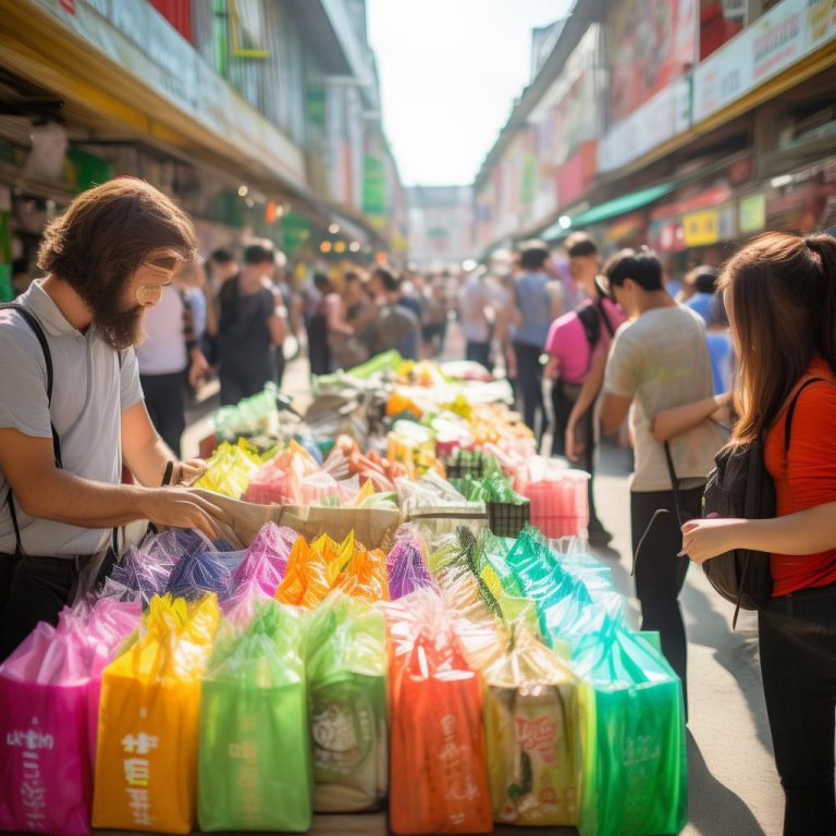 三沙批发市场生物降解购物袋定制服务：环保与经济的完美结合