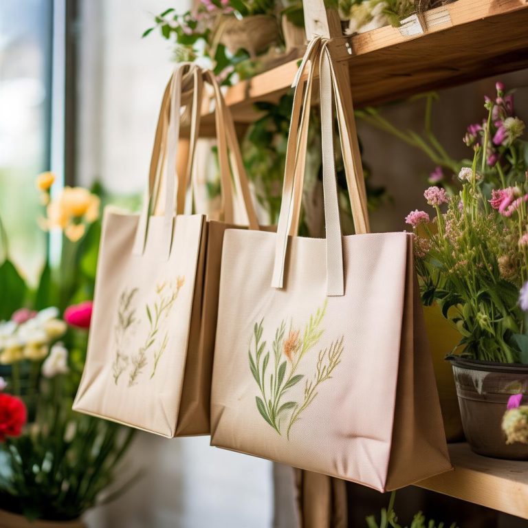 花店专用生物降解购物袋：环保与实用的完美结合