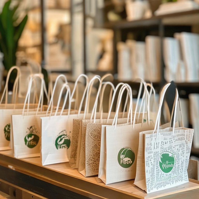 家居店专用生物降解购物袋：环保定制新选择
