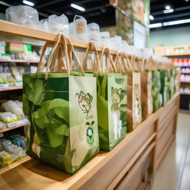 长沙宠物店专用生物降解购物袋：环保与实用的完美结合